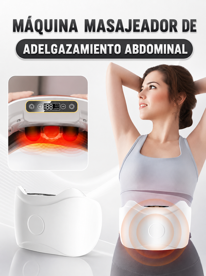 Masajeador Abdominal Eléctrico Inalámbrico – Quema Grasa, Reduce Hinchazón y Activa la Digestión Natural